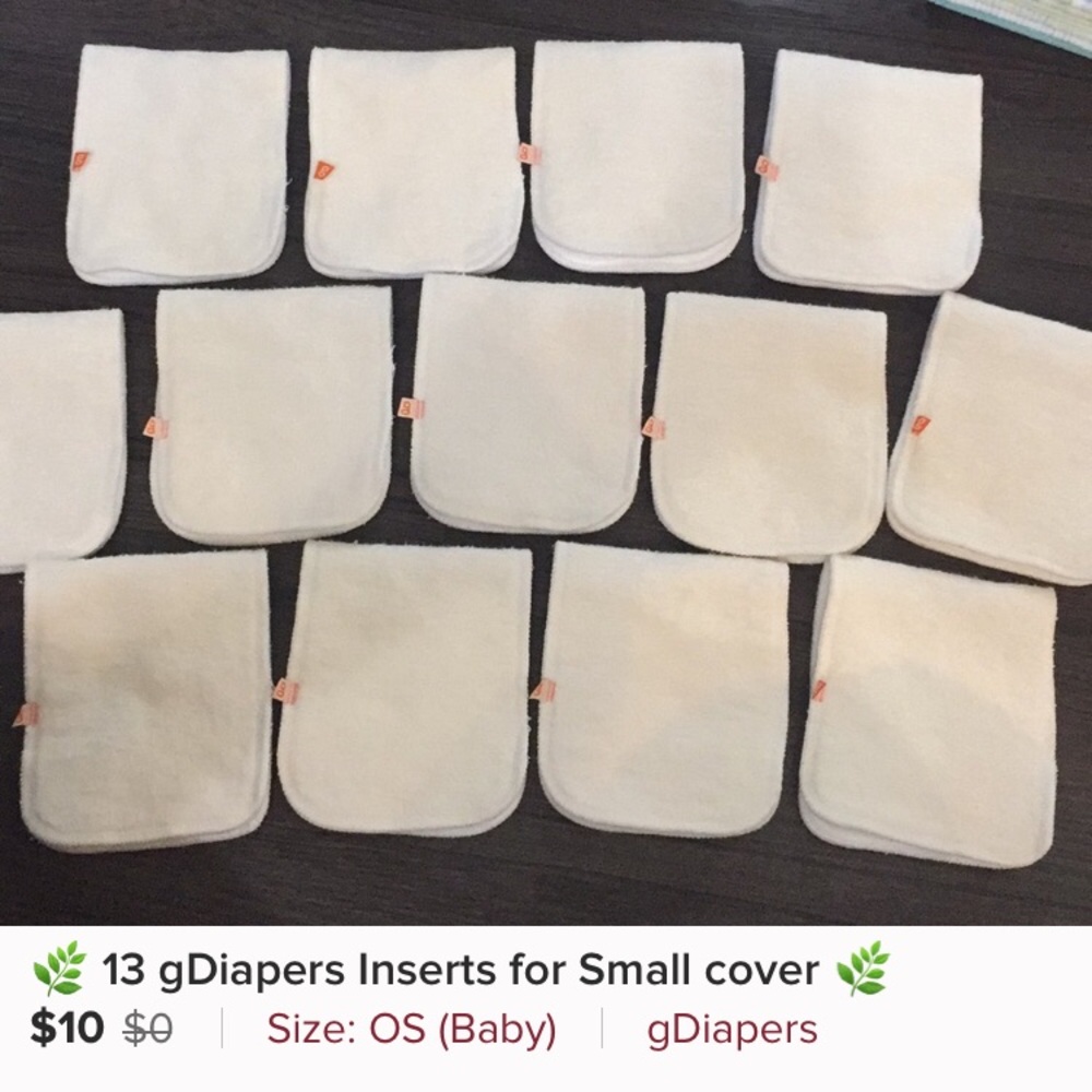 Lot of gDiapers Insterts